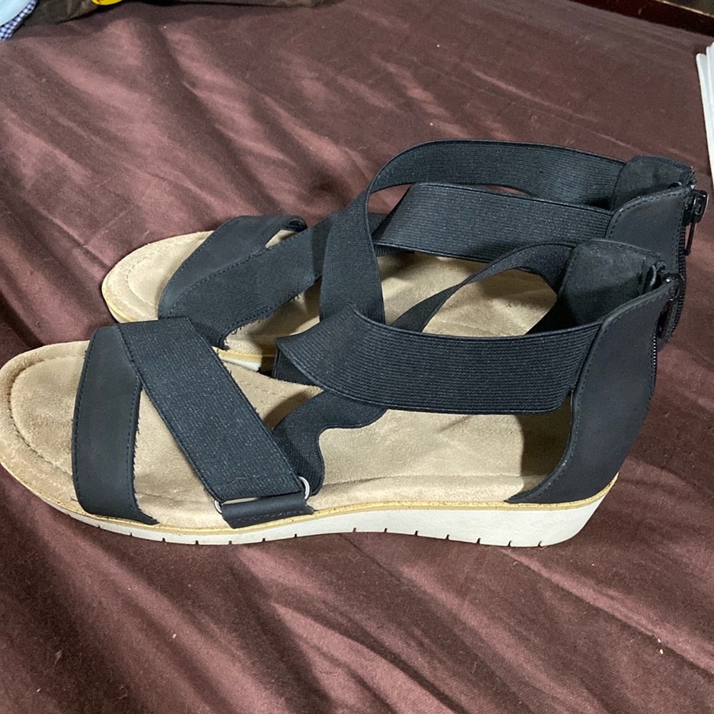 Sandals by St. John’s Bay Brand.  GUC!